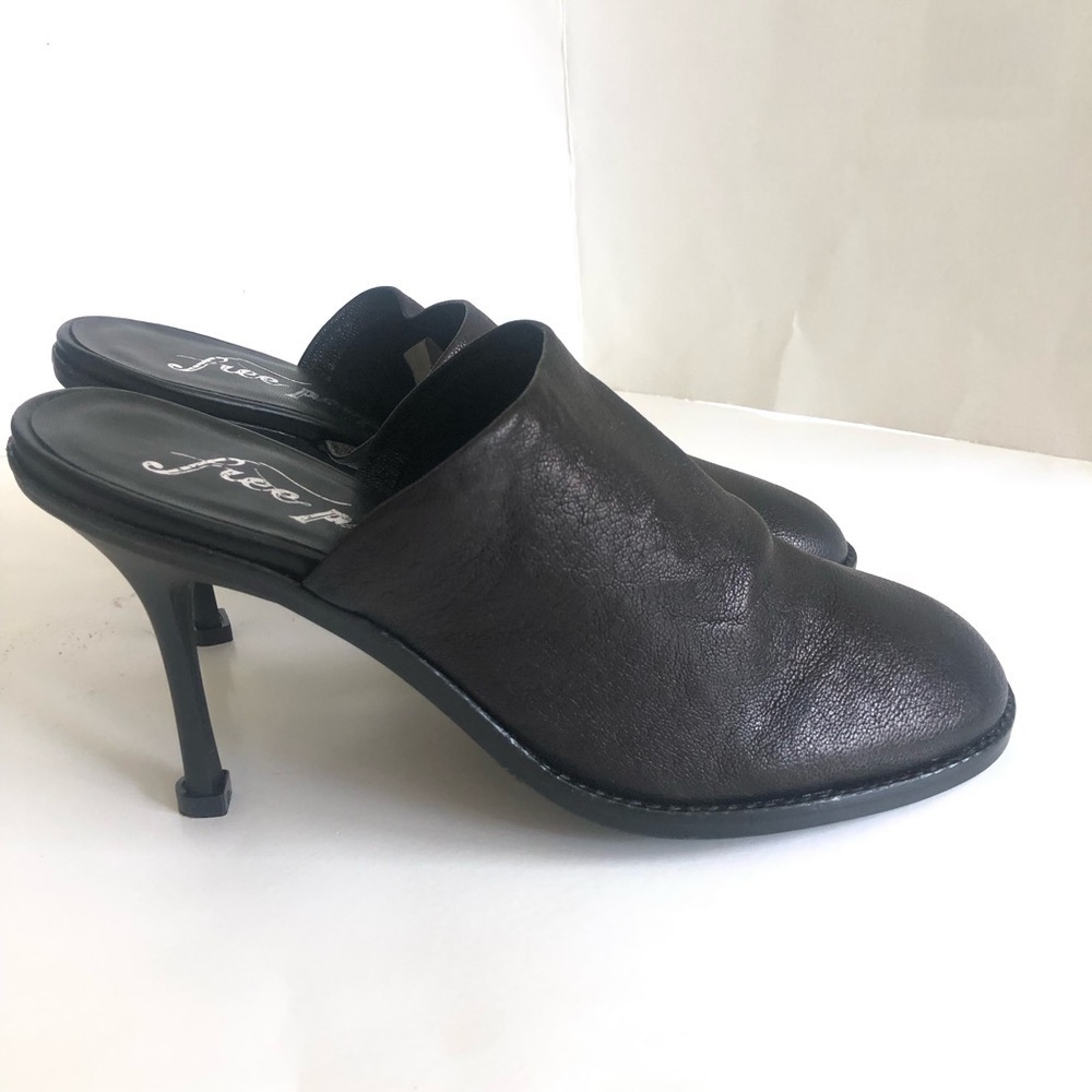 Free People Women’s Leila Stiletto Heeled Slouch Leather Mule Size 39/9 - Picture 3 of 13